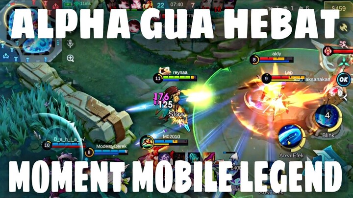 Epic Killl dari alphaaaa - Moment Mobile Legend