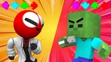 Monster School: Friday Night Funkin Minecraft vs Rainbow Friends | Minecraft Animation