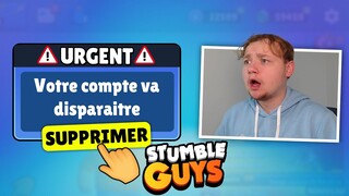 J'ai PERDU mon Compte Stumble Guys... (avec 10k€ de skin)