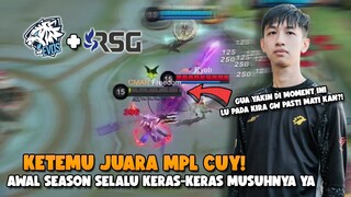 KETEMU JUARA MPL.. GAME NYA SERU PARAH!! SALING COMEBACK CUK!!