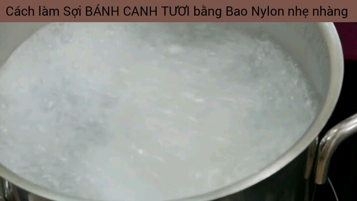 cách làm sợi bánh canh tươi