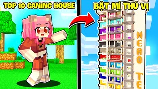 GẤU MORA BẬT MÍ TOP 10 GAMING HOUSE HERO TEAM SIÊU HOT TRONG MINECRAFT