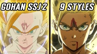Bagaimana rasanya menggambar Super 2 Gohan menggunakan sembilan gaya lukisan?