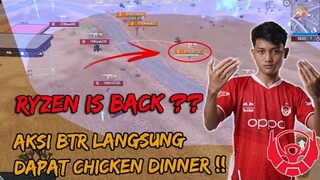 RYZEN IS BACK !? AKSI BTR MENJADI GANAS DI TOURNAMENT LANGSUNG DAPAT CHICKEN DINNER !! - PUBG MOBILE