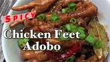 SPICY CHICKEN FEET ADOBO | TEAM ULAM O TEAM PULUTAN | Pepperhona’s Kitchen 👩🏻‍🍳 🎄