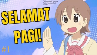 Moment kocak Nichijou #1 | Ngomong Selamat Pagi