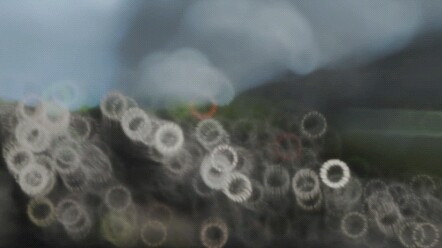 First, a test volley; then, precise area saturation.