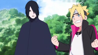 Untuk belajar dari Sasuke, Boruto mempelajari rasengan mini.
