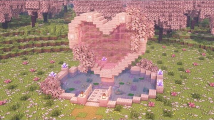 [Minecraft] How to Build a Cute Axolotl Pond / Tutorial