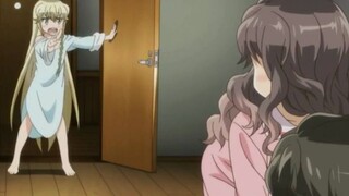 When I woke up in the morning, I found a girl who happened to be caught.