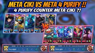 Musuh Ini Kesal Sampe Ngatain " Meta 4yam " !! Meta Ciki Vs Meta 4 Purify🔥