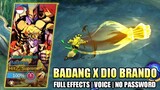 Script Skin Badang As Dio Brando Full Effects & Voice | No Password - Mobile Legends