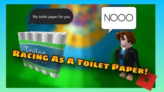 Racing People As A Toilet Paper! Tower Of Hell ROBLOX(Inspied By Oofy)