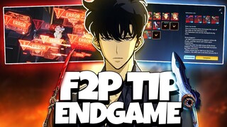 MY BIGGEST TIP FOR F2P PLAYERS & ENDGAME CONTENT. INSANE MULTI AT THE END - Solo Leveling: Arise