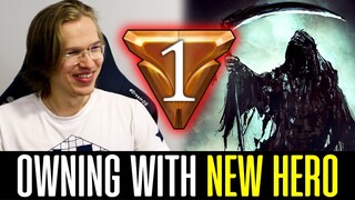 Topson OWNING this game with his NEW HERO Mid (Bronze 1 Tier)