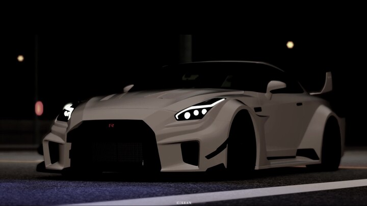 [Assetto Corsa] LB GTR Racecar Display｜Midnight Run｜Libertywalk