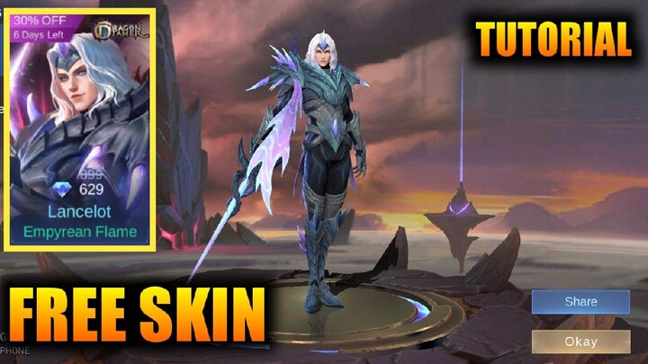 Free Skin! Tutorial to get Lancelot Dragon Tamer Skin in Mobile Legends