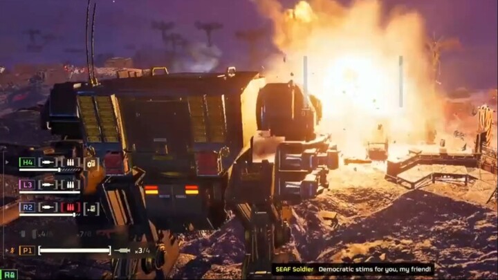 Armored Core Moment Helldivers 2