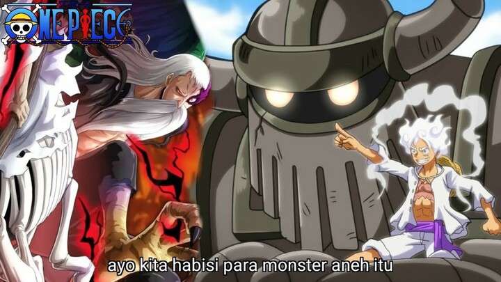 REVIEW OP 1116 - GILA! LUFFY & ANCIENT ROBOT MEMBANTAI PARA GOROSEI! HAISHIN DEN DEN MUSHI AMAN