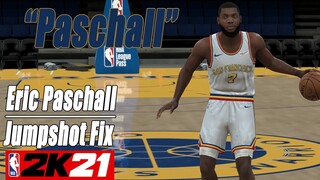 Eric Paschall Jumpshot Fix NBA2K21 with Side-by-Side Comparison