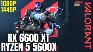 Valorant | Ryzen 5 5600x + RX 6600 XT | 1080p, 1440p benchmarks!