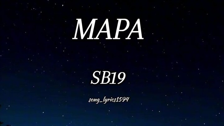 MAPA song lyrics