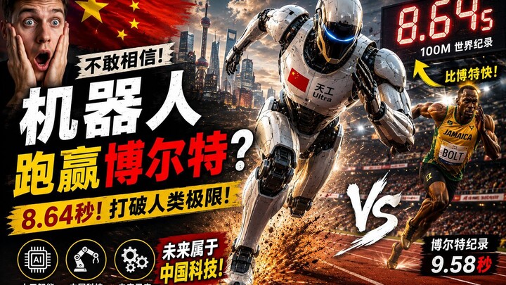 中国机器人跑得比博尔特还快？8.64秒背后的惊人科技！