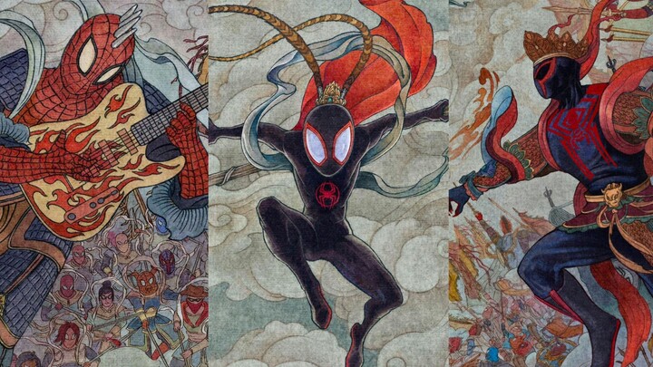 【外国评论】《蜘蛛侠：纵横宇宙》的中国宣传海报也太让人惊艳了吧！