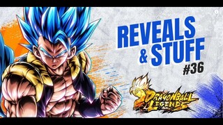 SAIYAN SAGA!!! REVEALS & STUFF #36 LIVE REACTION (DRAGON BALL LEGENDS)