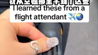 Genius tips I learned from flight attendants