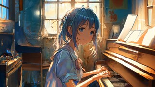 Sweet anime idol, "Pixie" - soft piano solo