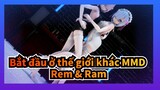 [Bắt đầu ở thế giới khác / Rem MMD] Rem & Ram mặt áo Len hở lưng