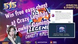 How to get easy chest at crazy legends charity stream Lowkey Gaming