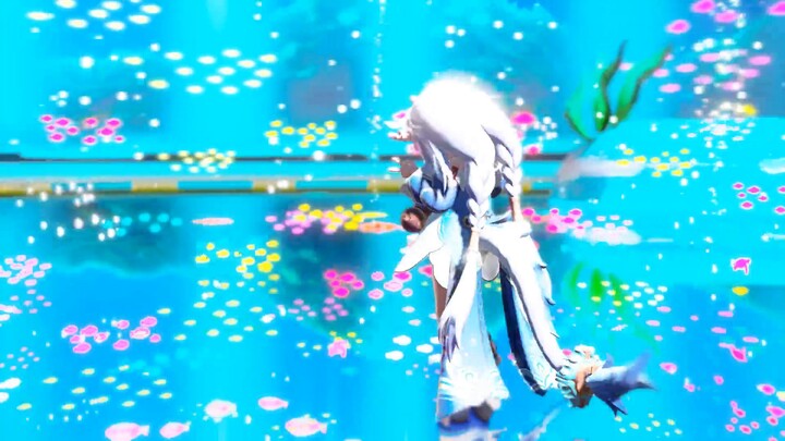 Embun putih kecil 【MMD】