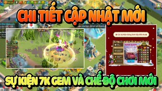 Chi Tiết Cập Nhật Tháng 12: Sự Kiện 7k Gem, Thiên Đỉnh Sức Mạnh Và Chế Độ Chơi Mới Rise of Kingdoms