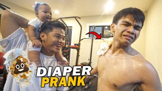 Unang PRANK ni Baby Lakeisha sa BG - Diaper with Poop