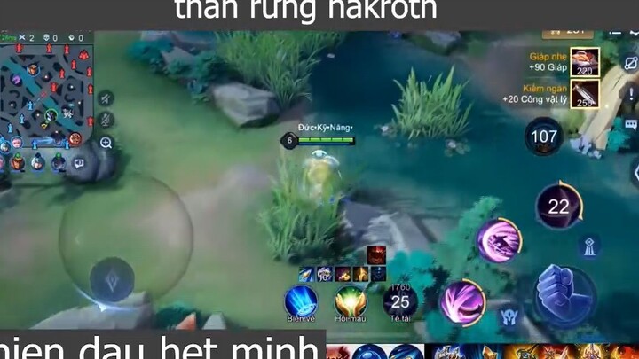 thần rừng nakroth p3 #chiendauhetminh