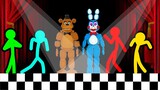 Stickman VS Minecraft: FNAF Movie Survival - AVM Shorts Animation