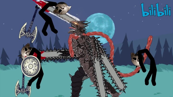 Part 7 Devil Chainsaw man vs Final boss and Griffons / stick war legacy animation