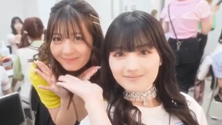 【星乃梦奈&鹤岛乃爱】猫猫和伊兹最近参加真正POP最后的毕盛典舞台盛典VLOG片段；两个骑士女主同框合照真的太美了！