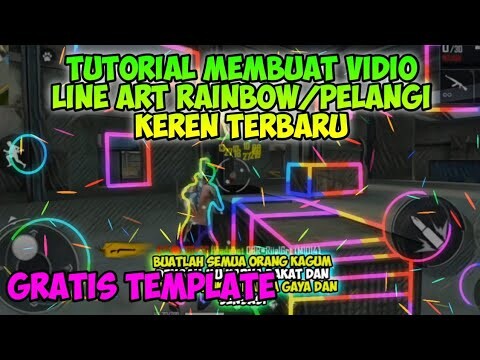 Tutorial Membuat Vidio Line Art Glowing/Pelangi Keren Terbaru