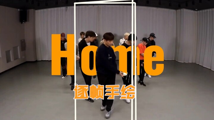 إطارًا تلو الآخر مرسوم يدويًا｜🚪حيث أنت يوجد ميناء دافئ～🏠