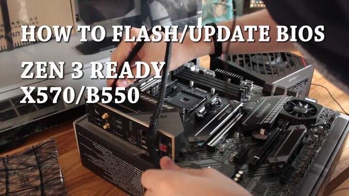 How to Flash/Update Bios for Zen 3/5000 Series - MSI X570/B550 Tomhawk.