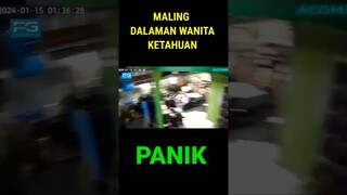 KETAHUAN MENCURI PAKAIAN WANITA !! AUTO PANIK