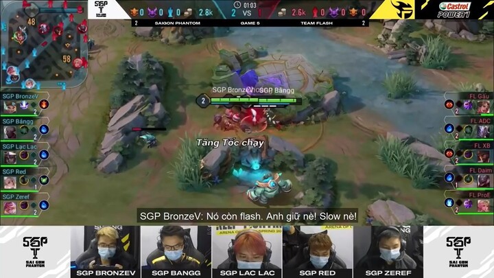 Sức mạnh của tình anh em - Saigon Phantom vs Team Flash p4