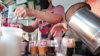 กาแฟโบราณ5 ชานม2 โอเลี้ยง1 หวานน้อยแยกค่ะ