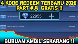 KODE REDEEM ML 2020 TERBARU | TAGS:DIAMOND, SKIN, GRATIS, MOBILE LEGEND, MLBB, MOBILE LEGENDS PART 8