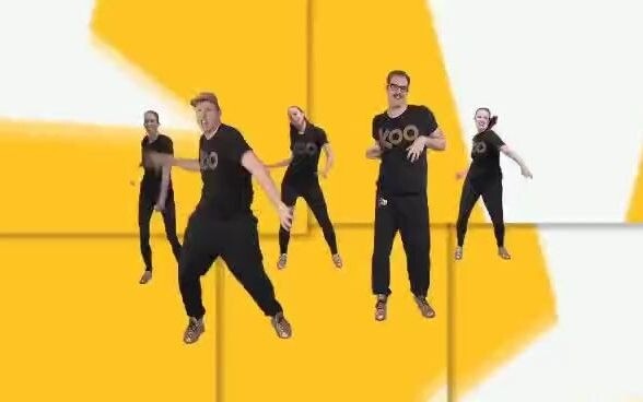 Video cocok untuk pemanasan - dino stomp