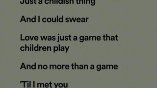TIL I MET YOU
