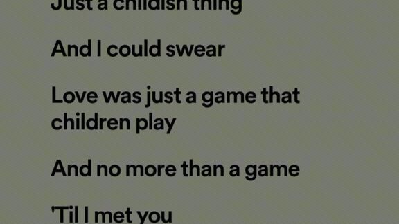 TIL I MET YOU